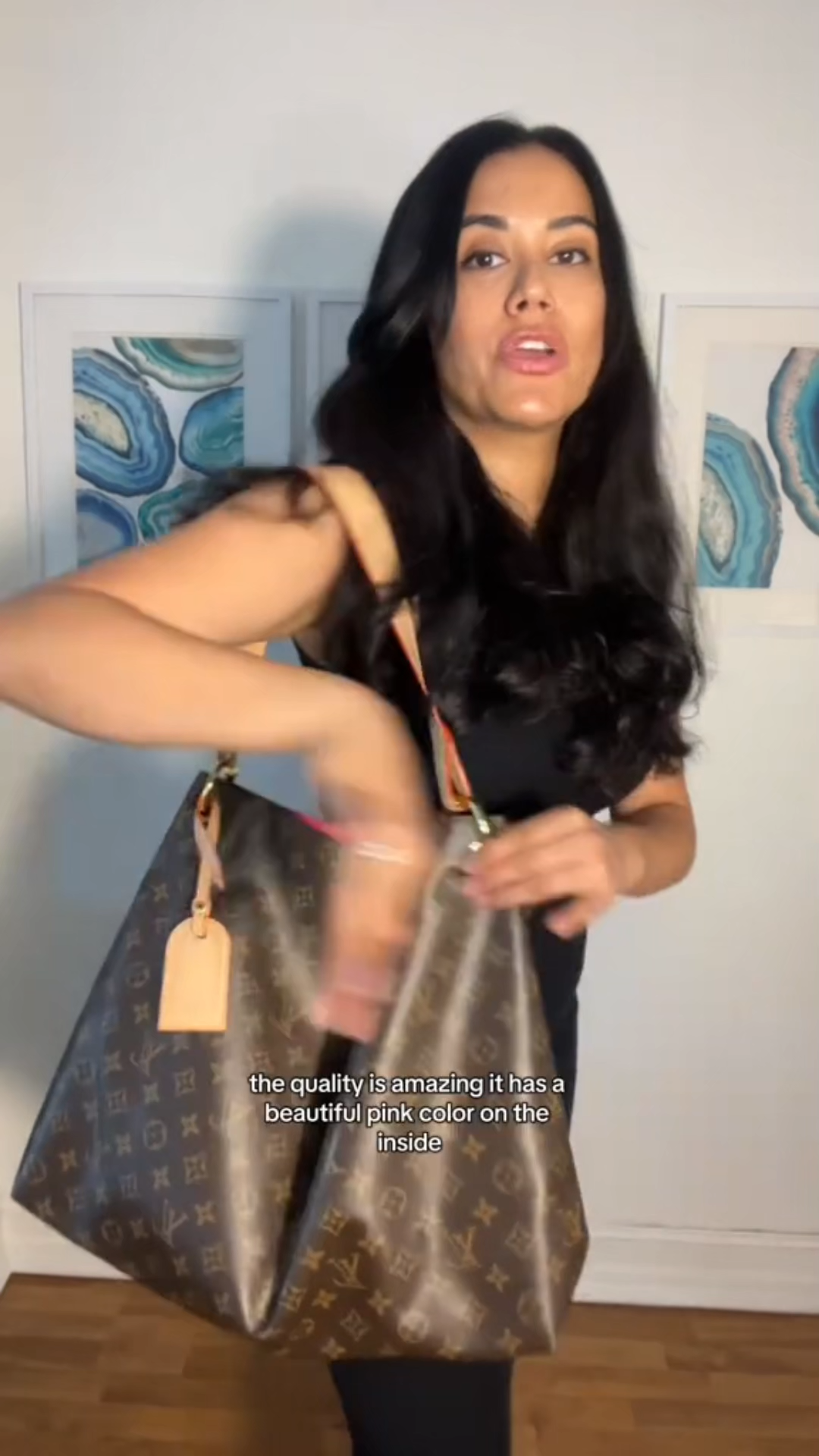 LV Graceful MM Monogram Canvas Shoulder Bag