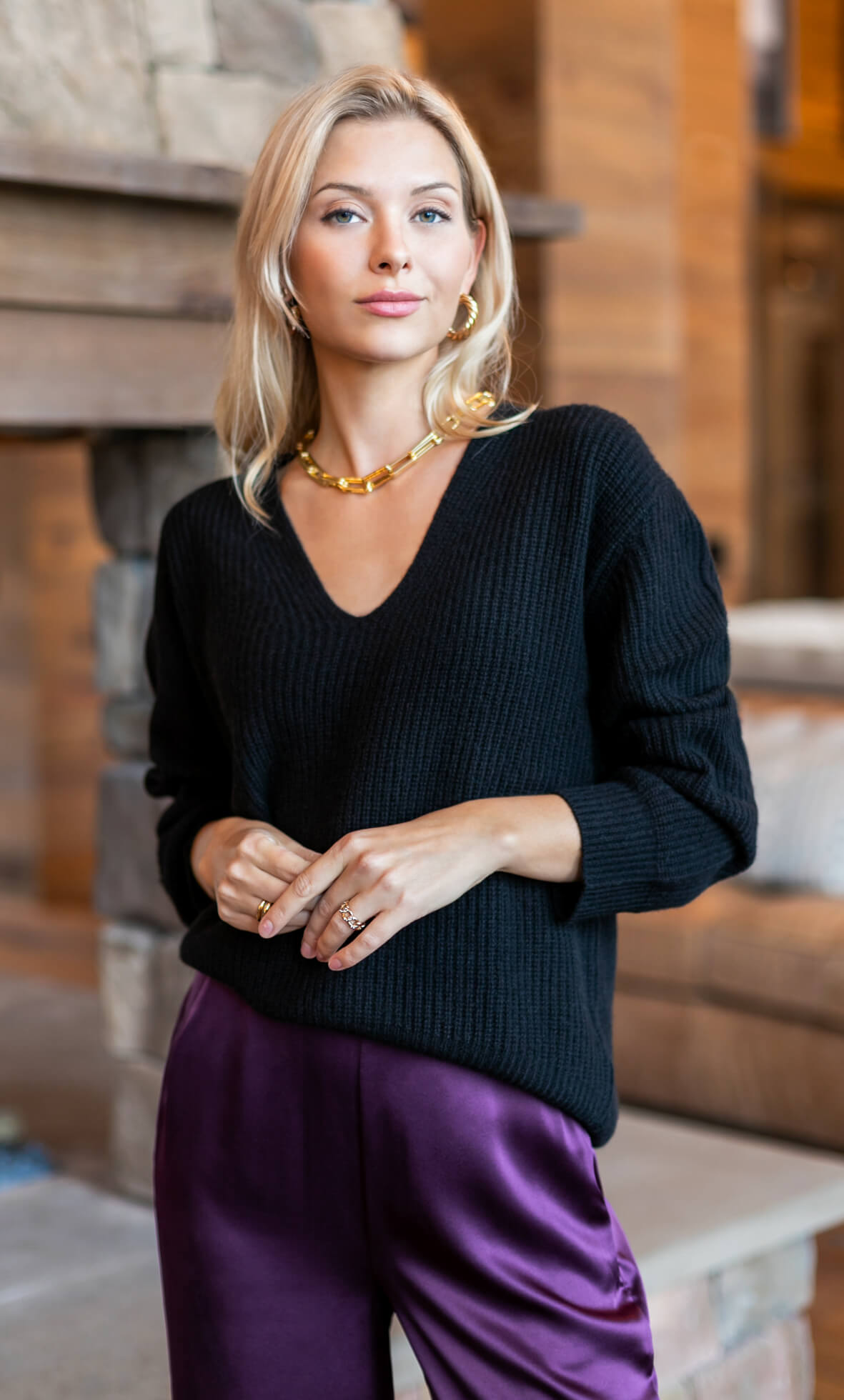 Como Cashmere Fisherman Sweater